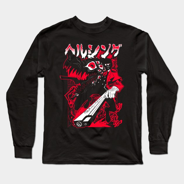 Hellsing Weapon Alucard Long Sleeve T-Shirt by Dicky